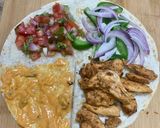 A picture of step 4 of Chicken fajita tortilla wrap (viral).