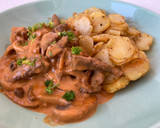 Foto del paso 10 de la receta: Ternera Strogonoff o Stroganoff (бефстроганов)