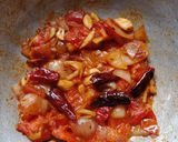 A picture of step 3 of Anda Makhni Biryani.