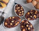 Foto langkah ke 4 dari resep Mini Choco Cheese Banana Cake.