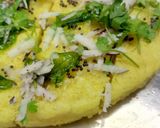 A picture of step 4 of Dhokla !!.
