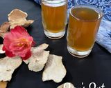 A picture of step 3 of Grapefruit Peels and Palm Jaggery Tea.