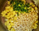 Füstölt pulykás kukoricaleves kagylótésztával🌽👌 recept fázis 2 fotója