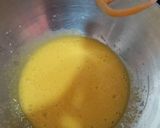 A picture of step 1 of Tres leche cake.
