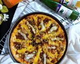 عکس مرحله 24 از دستور پیتزا مرغ و گوشت solmaz