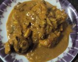 A picture of step 16 of Yellow irani chicken.
