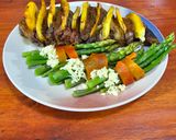 Foto del paso 2 de la receta: Paleta con Papas Acordeón y Acompañamientos