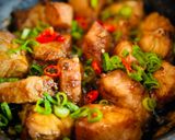 Hình bước làm 3 của món Cá Nhám Đốm Kho Tộ
