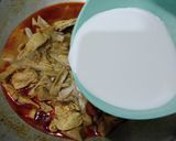 Foto langkah ke 4 dari resep Gulai Ayam dan Nangka Muda.
