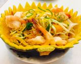 Hình bước làm 10 của món Nộm bí "ổi"
