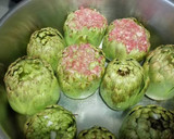 Foto del paso 3 de la receta: Alcachofas rellenas
