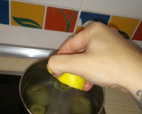 Foto del paso 2 de la receta: Alcachofas con cama de jamón