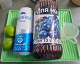 Hình bước làm 1 của món Soda việt quất
