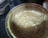 A picture of step 3 of Pan shake with Gond katira.