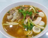 Hình bước làm 3 của món Bánh Canh Cua Giò Heo