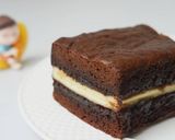 Foto langkah ke 4 dari resep Brownies Keju Kukus Tepung Premix.
