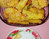 Hình bước làm 4 của món Bánh khoai lang chiên xù