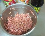 A picture of step 1 of Thai Pork Snack.