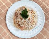 Foto langkah ke 5 dari resep Spaghetti Saus Carbonara Keju Simpel.