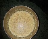 A picture of step 1 of Puri, Aloo Posto, and Halwa.