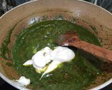 A picture of step 10 of MALAI KOFTA with SPINACH GRAVY (with fresh cream).