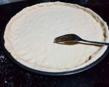 A picture of step 16 of Chicken tikka pizza in lock down (karahi baking).