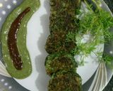 A picture of step 4 of Healthy Spinach Kababs.