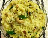 A picture of step 3 of Ven Pongal (Khara Pongal).