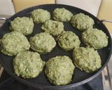 A picture of step 3 of Coriander leaves and moong appe.