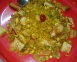 A picture of step 19 of Bread  poha soya pulao.