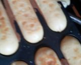 A picture of step 6 of Hotdog waffles.