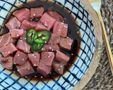 Foto del paso 2 de la receta: Medallón de atún en salsas negras