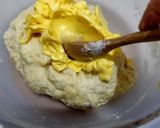 Foto langkah ke 3 dari resep Garlic Flower Bread No Kneed.
