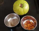 A picture of step 1 of Guava Chhat.