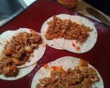 A picture of step 13 of Chorizo breakfast tacos.