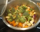 Foto del paso 10 de la receta: Sopa de verduras multicolor