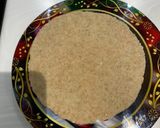 A picture of step 2 of Roti/chapati.