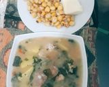 Foto del paso 8 de la receta: Sopa de trigo con costilla de cerdo y espinacas