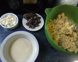 Foto del paso 2 de la receta: Bolas de arroz rellenas de morcilla