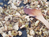 Espaguetis con berenjena