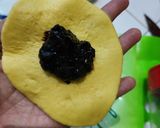 Foto langkah ke 4 dari resep Bakpao Labu Kuning (Isi Cokelat).