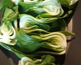 A picture of step 1 of Roasted Parmesan Bok-Choy.