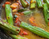 A picture of step 2 of Drumsticks Curry.