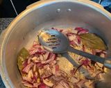 A picture of step 1 of Mutton Biryani.