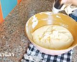 รูปขั้นตอนการทำที่ 8 ของ Butter cake บัตเตอร์เค้ก หม้ออบลมร้อน เนียนนุ่มชุ่มฉ่ำหน้าไม่แตก