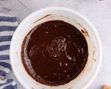 A picture of step 1 of Rolo Brownies.