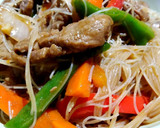 Foto del paso 1 de la receta: Fideos de arroz frito con ternera. (Receta asiática)