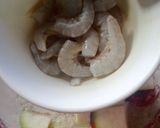 Gambar langkah 4 resipi Masak Lemak Putih Labu Air.