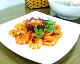 Hình bước làm 5 của món Tôm sốt chanh dây