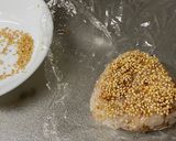 A picture of step 3 of Japanese Bonito Flake Onigiri.